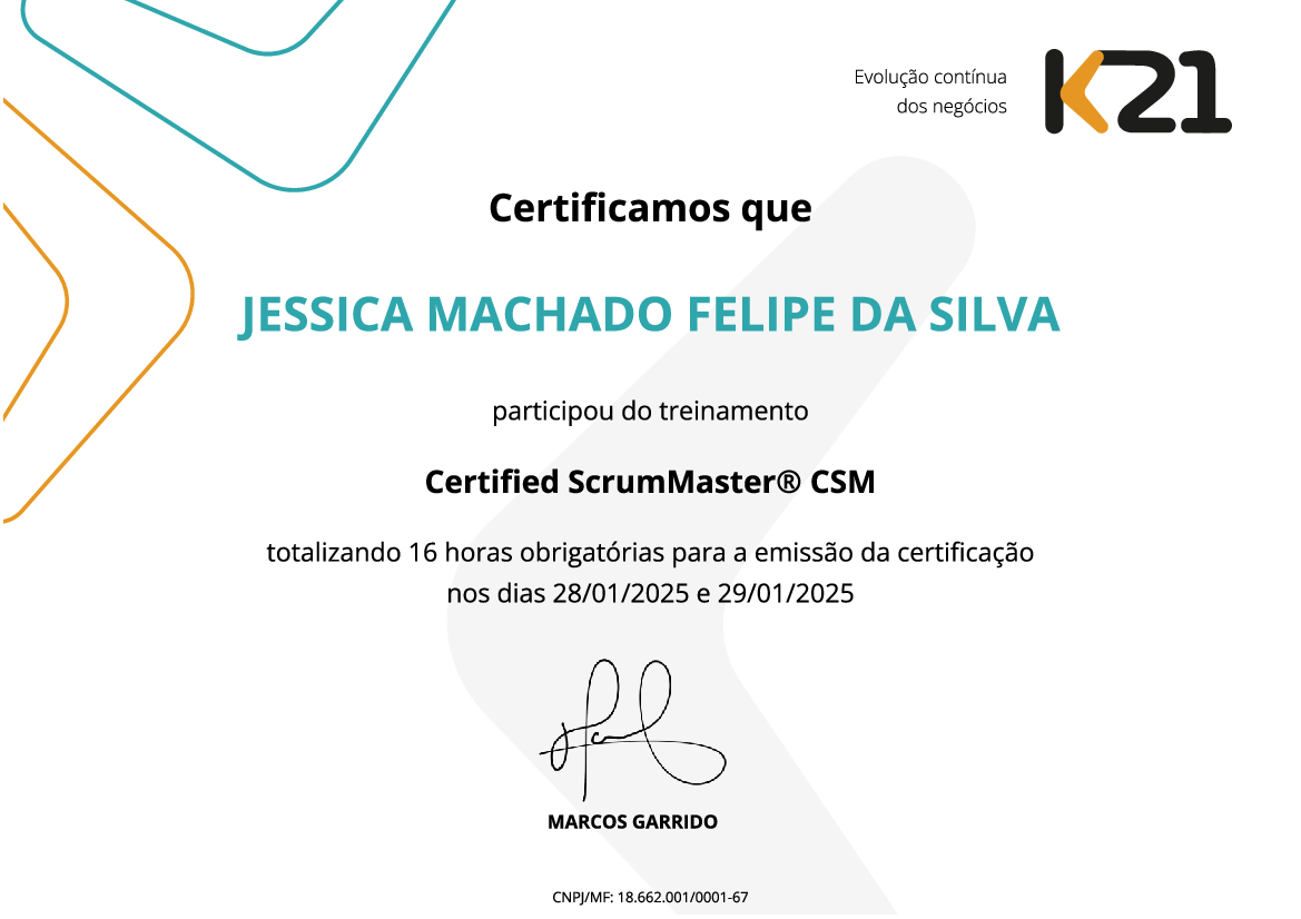 Certificado K21